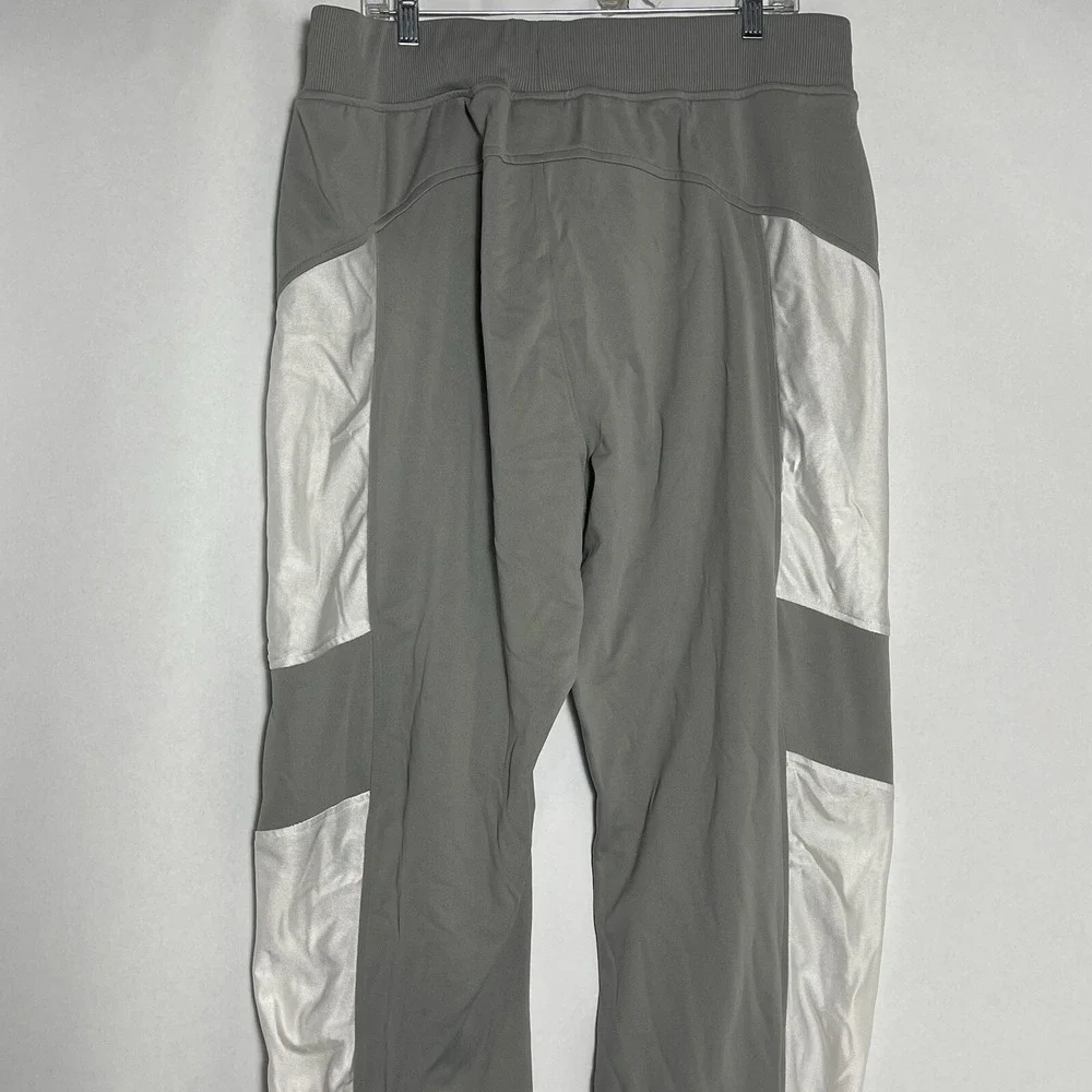 Vintage Y2K Nike Lebron James Basketball Track Gray Swoosh Pockets Ankle Zip XXL